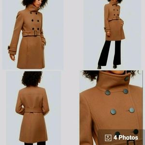 T. babaton beige wool and cashmere coat